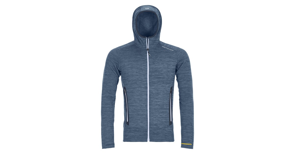 Fleece light online melange hoody m